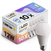 10x Żarówka LED E27 1380lm 12W CCD CIEPŁA