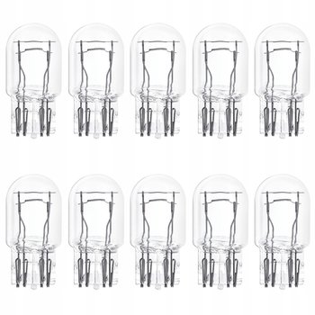 10x ŻARÓWKA W21/5W 12V BIAŁA ŚWIATŁA POZYCYJNE STOPU WSTECZNE HOMOLOGACJA - AWparts