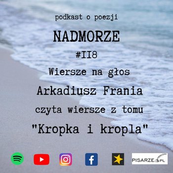 #118 Wiersze na głos. Arkadiusz Frania czyta wiersze z tomu “Kropka i kropla” - Nadmorze - podcast - Lorkowski Piotr Wiktor