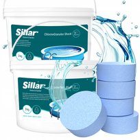 11w1 Chlor tabletki do basenu multifunkcyjne 3kg 200g + chlor szok 3kg