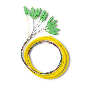 12 x Pigtail światłowodowy SC/APC | Singlemode | G652D | 2m - NTEC