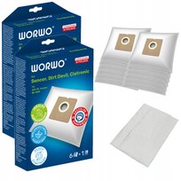 12 x worki do odkurzacza SENCOR SVC 45 52 VH HOOVER H55 ETA 419 WORWO