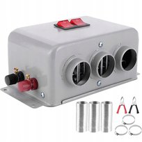 12V OGRZEWANIE POSTOJOWE NAGRZEWNICA SPALINOWA DO AUTA 500-800W 3 WYLOTY