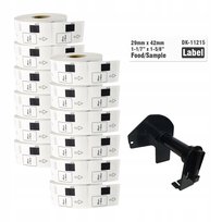 12x Etykiety DK-11215 29x42 700szt uchwyt QL600 QL700 QL800 QL810 QL1100