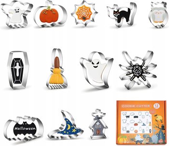 12x Foremki Do Ciastek Haloween Zestaw Foremek Do Ciastek Różne Wzory - Inny producent