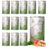 12X Mokra Karma Takipies Wołowina Pies Soczysta Wielopak Pełnoporcjowa 80%