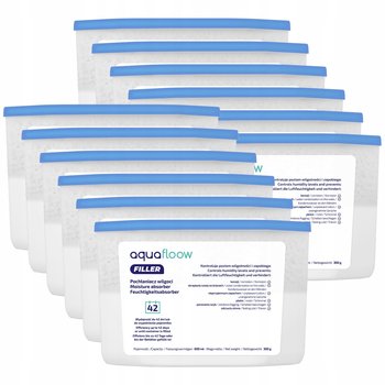 12x pochłaniacz wilgoci osuszacz na wilgoć bezzapachowy AquaFloow - Aquafloow