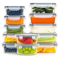 12x POJEMNIKÓW NA ŻYWNOŚĆ LUNCHBOX ŚNIADANIÓWKA BEZ BPA DO MIKROFALI LODÓWK Allbag
