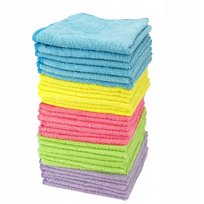 12X Sciereczki Zestaw 12 Sztuk Miękka Szmatka Z Mikrofibry 30X30 Cm