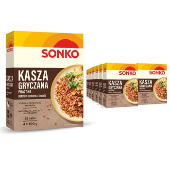 12x SONKO Kasza gryczana prażona 4x100g - Sonko