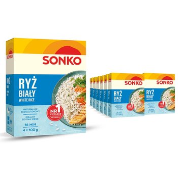 12x SONKO Ryż biały 4x100g - Inna marka