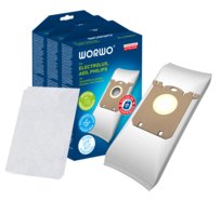 12x Worki do odkurzacza WORWO Electrolux/Philips S-BAG ELMB01K WORWO