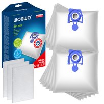 12x Worki do odkurzacza Zelmer Odyssey Meteor 2 Elf 2 Elf 3 Bosch AquaWash WORWO