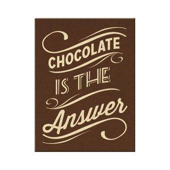 14312 Magnes Chocolate is the Answer - Nostalgic-Art Merchandising Gmb