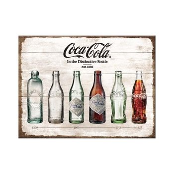 14335 Magnes Coca-Cola - Bottle Timeline - Nostalgic-Art Merchandising Gmb