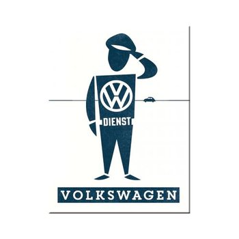14348 Magnes VW Dienst Mann - Nostalgic-Art Merchandising Gmb