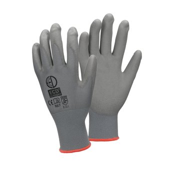 144 pary rękawic roboczych z powłoką PU, rozmiar 7-S, oddychające, antypoślizgowe, wytrzymałe, rękawice mechaniczne rękawice montażowe rękawice ochronne rękawice ogrodnicze rękawice - ECD Germany