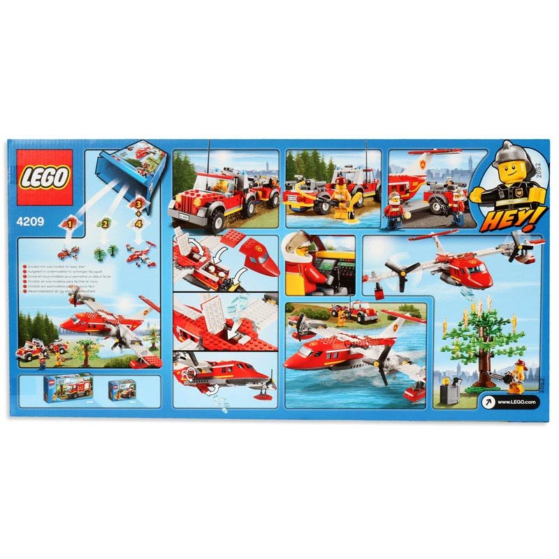 LEGO City, klocki Samolot strażacki, 4209 - Lego | Sklep EMPIK.COM