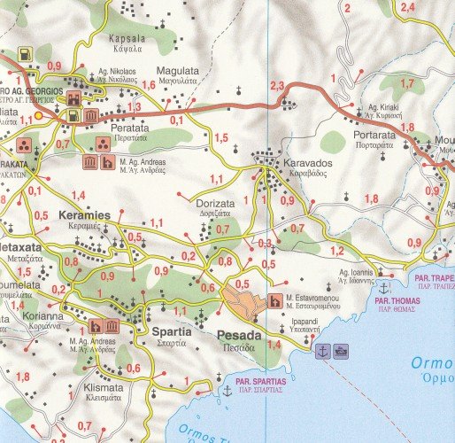 kefalonia mapa samochodowa Kefalonia. Mapa 1:50 000   | Książka w Sklepie EMPIK.COM