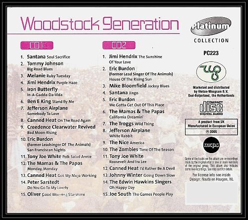 米2LP Various Woodstock Four R1591285 Cotillion, Rhino Rec /00520 woodstock-generation-b-