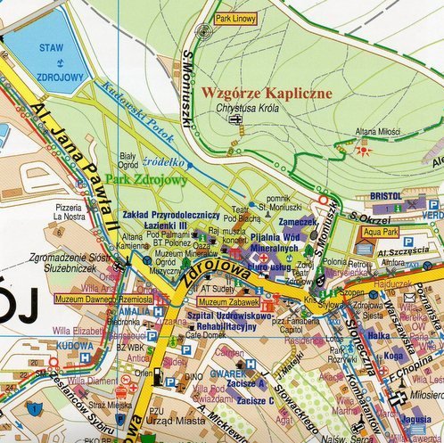 mapa kudowa zdrój Kudowa Zdrój. Mapa 1:9 000   | Książka w Sklepie EMPIK.COM