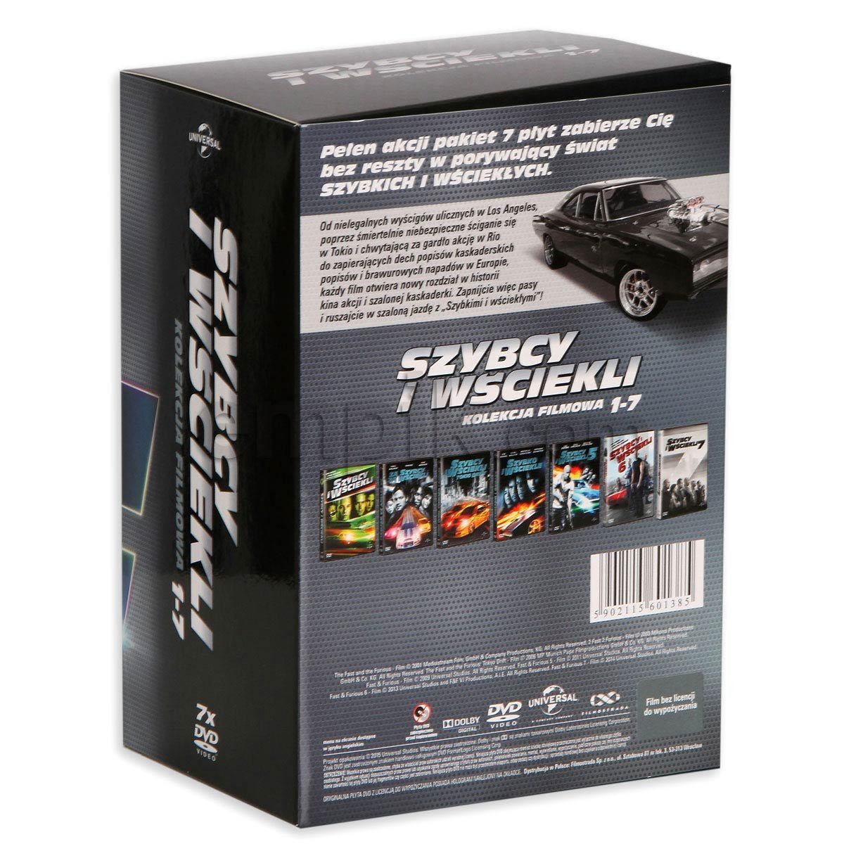 Ile Jest Części Szybcy I Wściekli Szybcy i wściekli. Części 1-7 ( DVD) - Wan James| Filmy Sklep EMPIK.COM