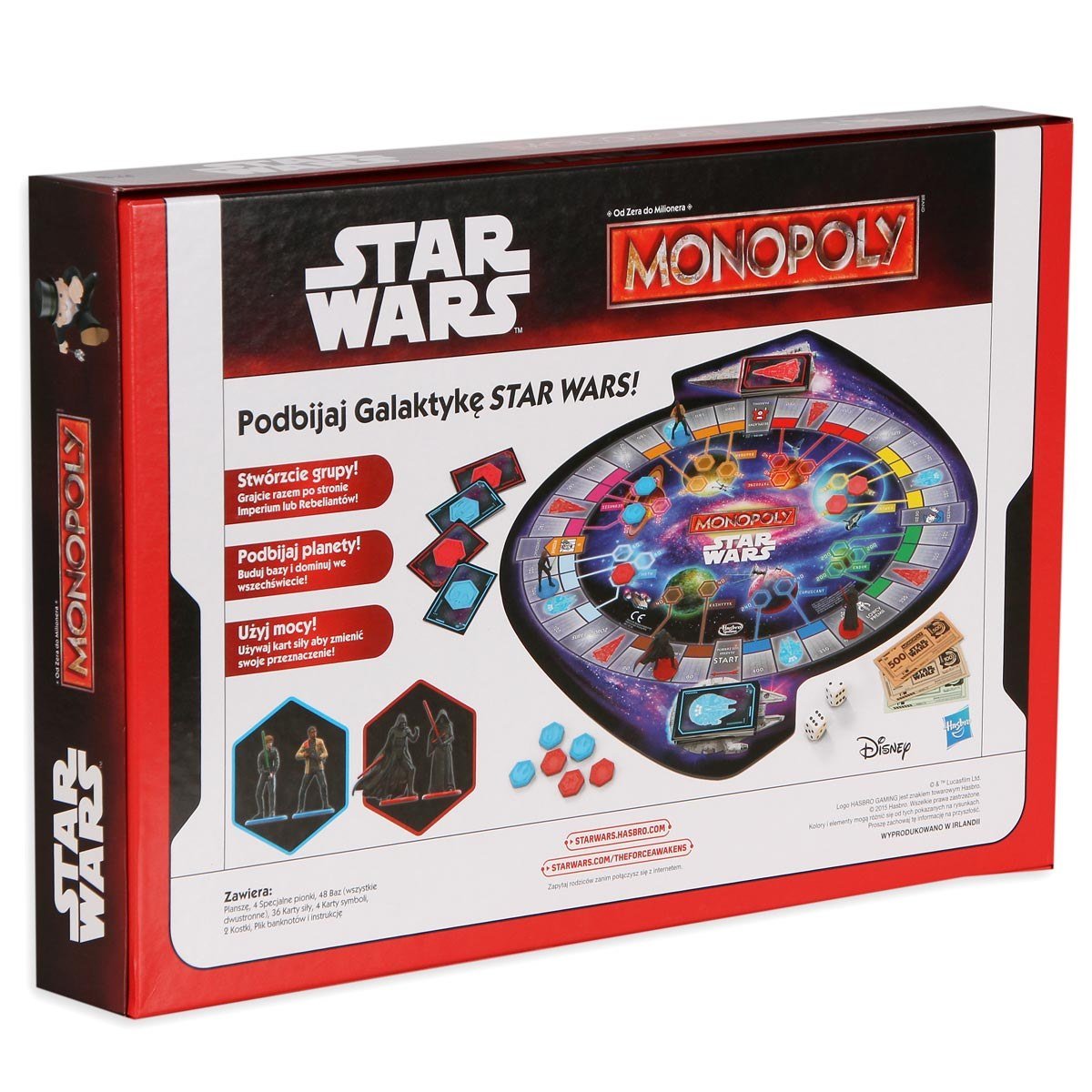 Hasbro Star Wars Gra Strategiczna Monopoly Star Wars Hasbro Gaming