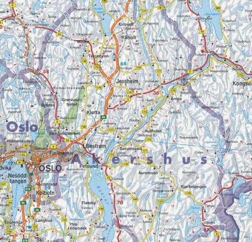 mapa samochodowa norwegii online Norwegia. Mapa samochodowa 1:600 000   | Książka w Sklepie EMPIK.COM