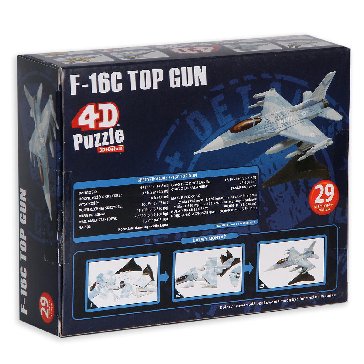 Puzzle 4D F-16 Top Gun - | Sklep EMPIK.COM