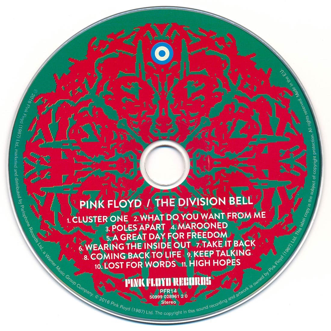 洋楽 Pink Floyd The Division Bell Club CD: Pink Floyd - The Division Bell