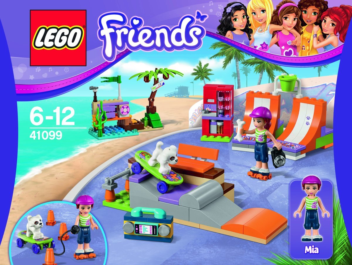 LEGO 41099 Friends, Skatepark w Heartlake LEGO Sklep