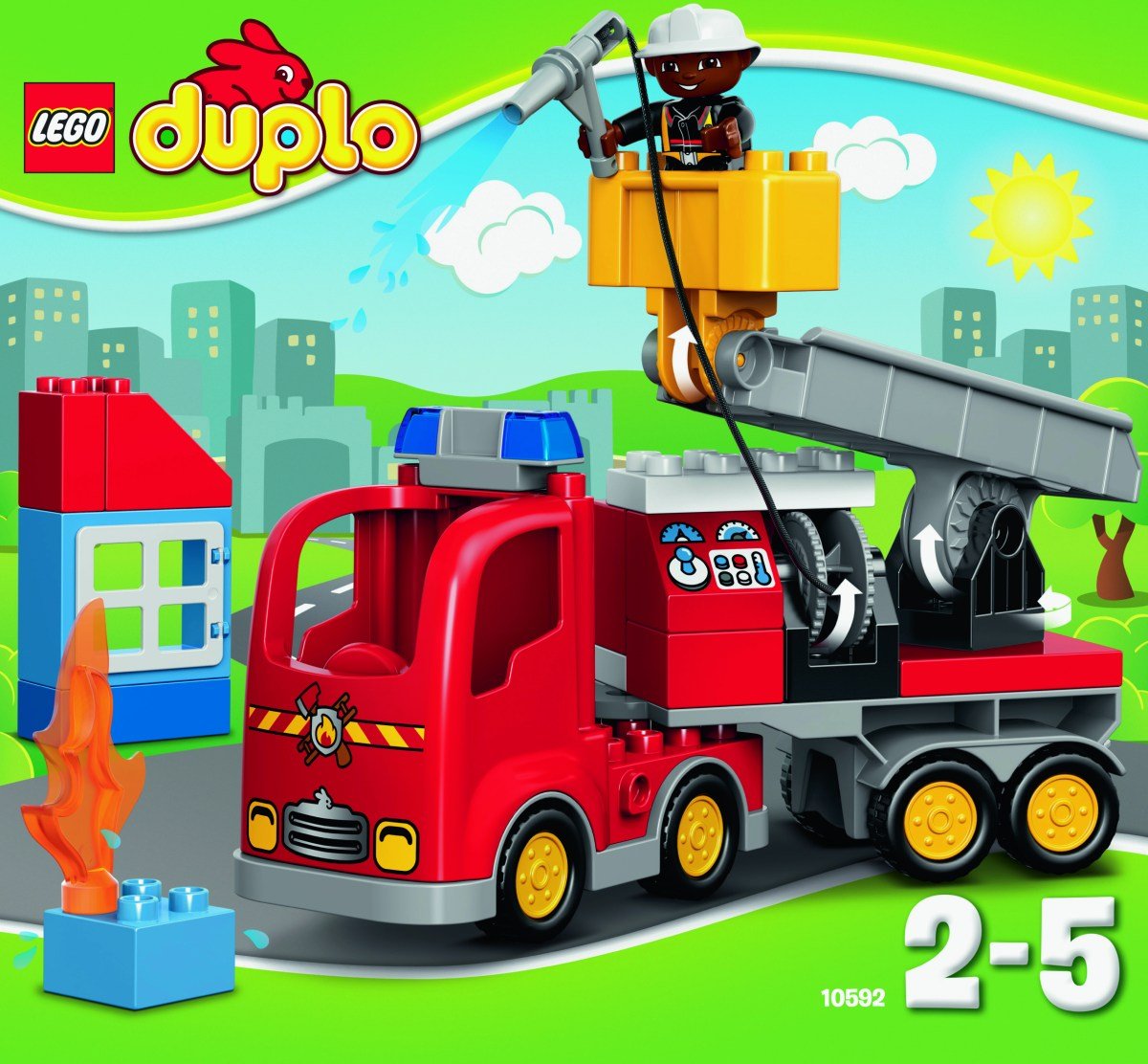 Klocki Duplo Dla 4 Latka LEGO DUPLO, klocki Wóz strażacki, 10592 - Lego | Sklep EMPIK.COM