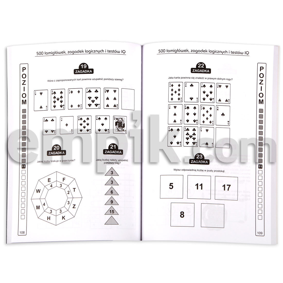 500 łamigłówek, zagadek logicznych i testów IQ Cameron Joe Książka