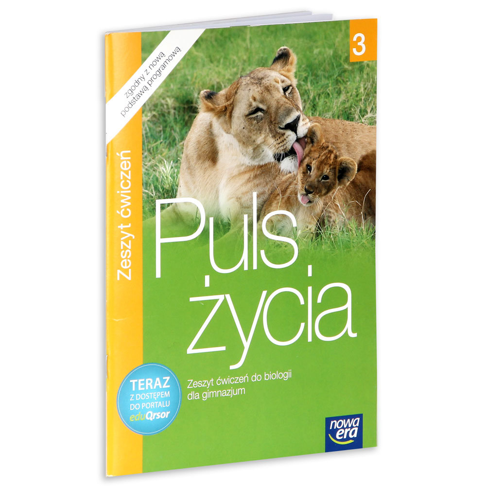 Biologia Puls życia 3 Sprawdziany Puls życia 3. Biologia. Zeszyt ćwiczeń. Gimnazjum - Zaleska Monika