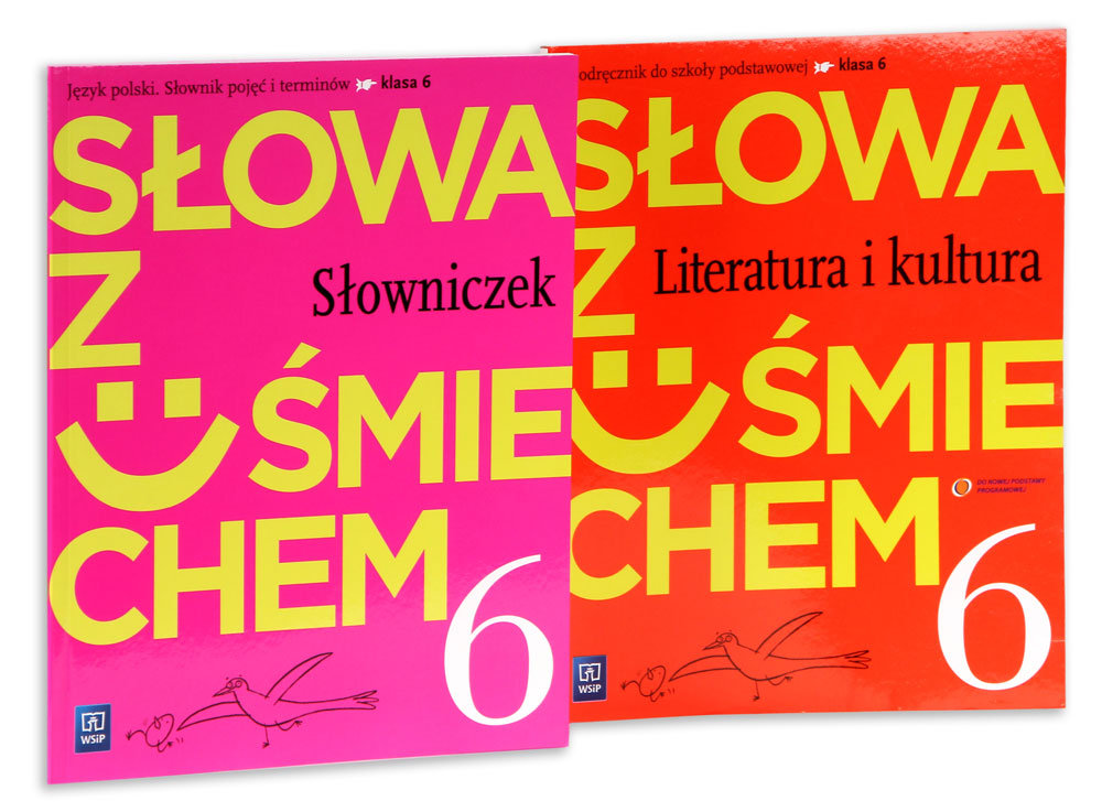 Słowa z uśmiechem. Język polski. Podręcznik literacki ze słowniczkiem