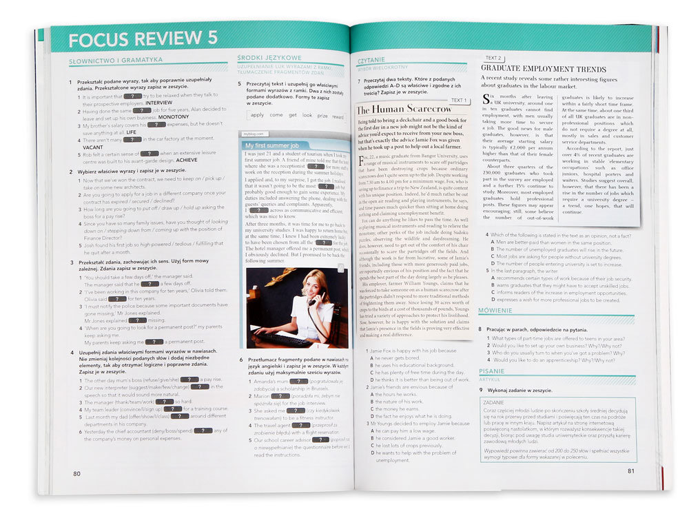 Mini Matura Unit 3 Focus 3 Odpowiedzi - Matura Focus. Student's Book. Klasa 3. Część 4. B2/B2+. Szkoły