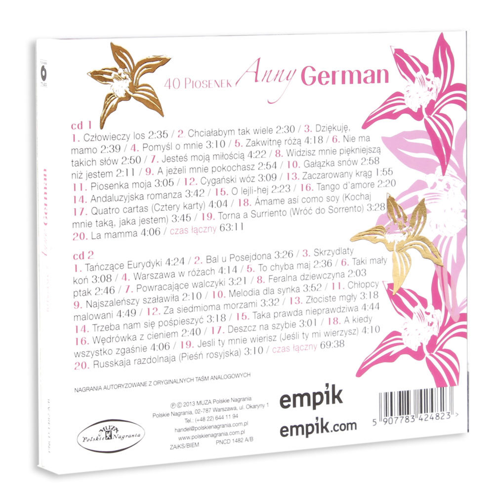 40 piosenek Anny German - German Anna | Muzyka Sklep EMPIK.COM