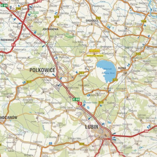 Dolny Śląsk. Mapa 1250 000 Książka w Sklepie