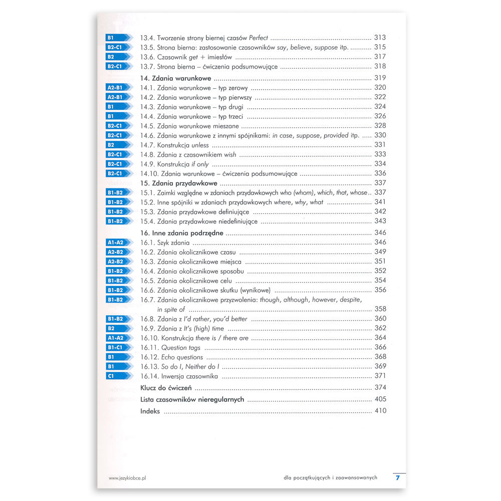 Wielka Gramatyka Języka Angielskiego Z ćwiczeniami Poziom A1 C2 Opracowanie Zbiorowe 5381