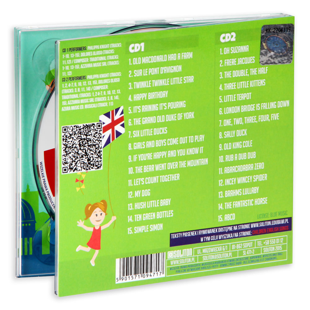 Children English Songs: Angielskie piosenki i rymowanki - Various - Angielskie Piosenki Dla Dzieci Z Tekstem