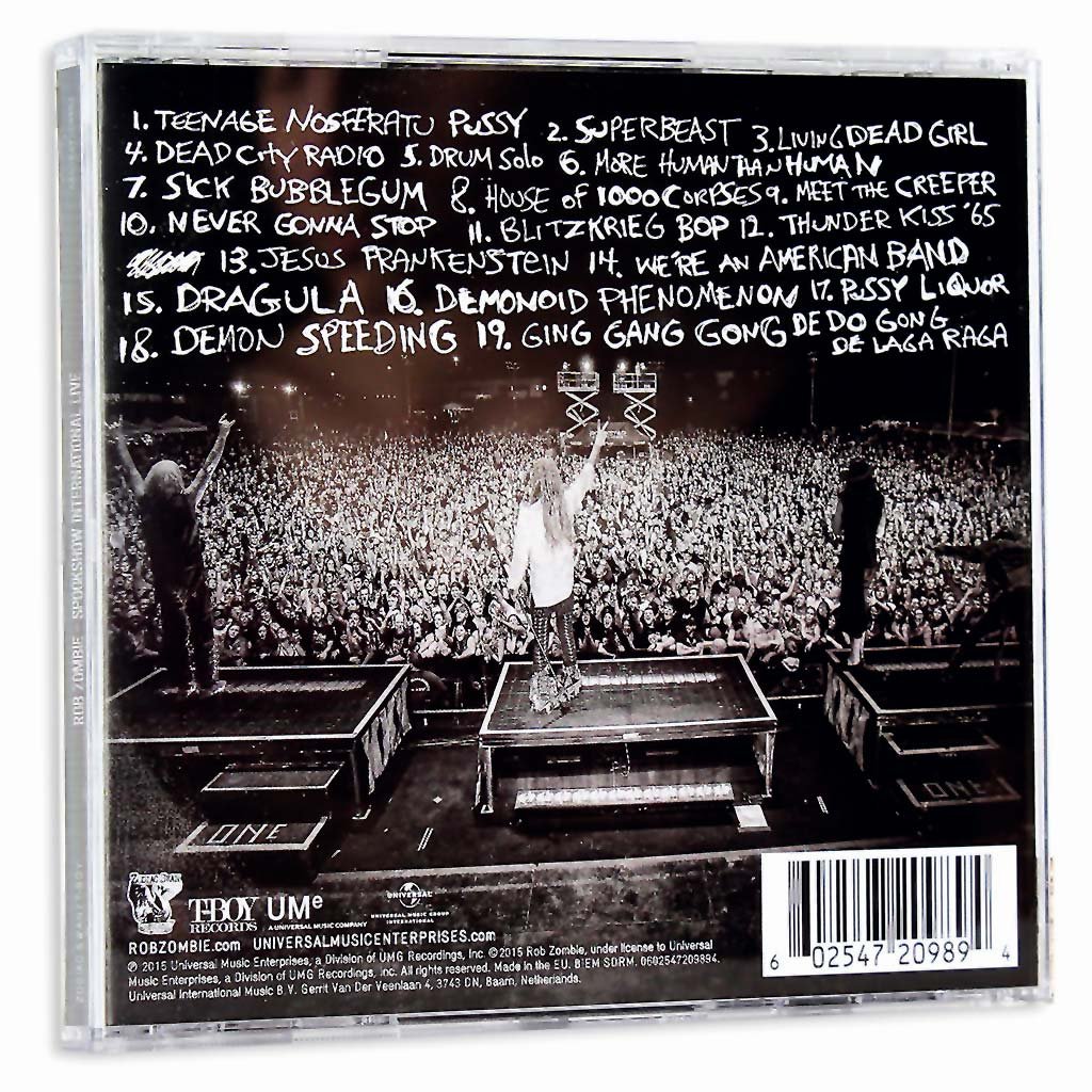 Spookshow International Live - Zombie Rob | Muzyka Sklep