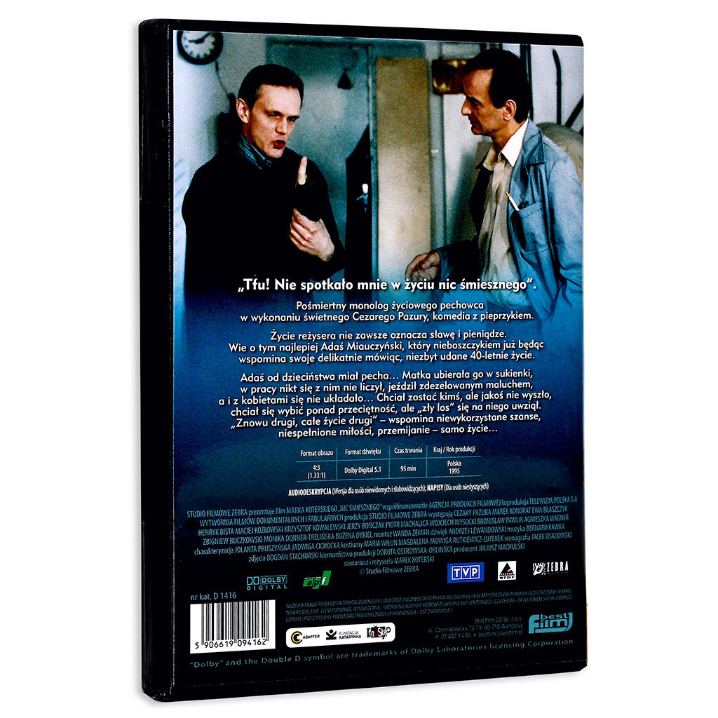 Nic śmiesznego DVD - Koterski Marek | Filmy Sklep EMPIK.COM