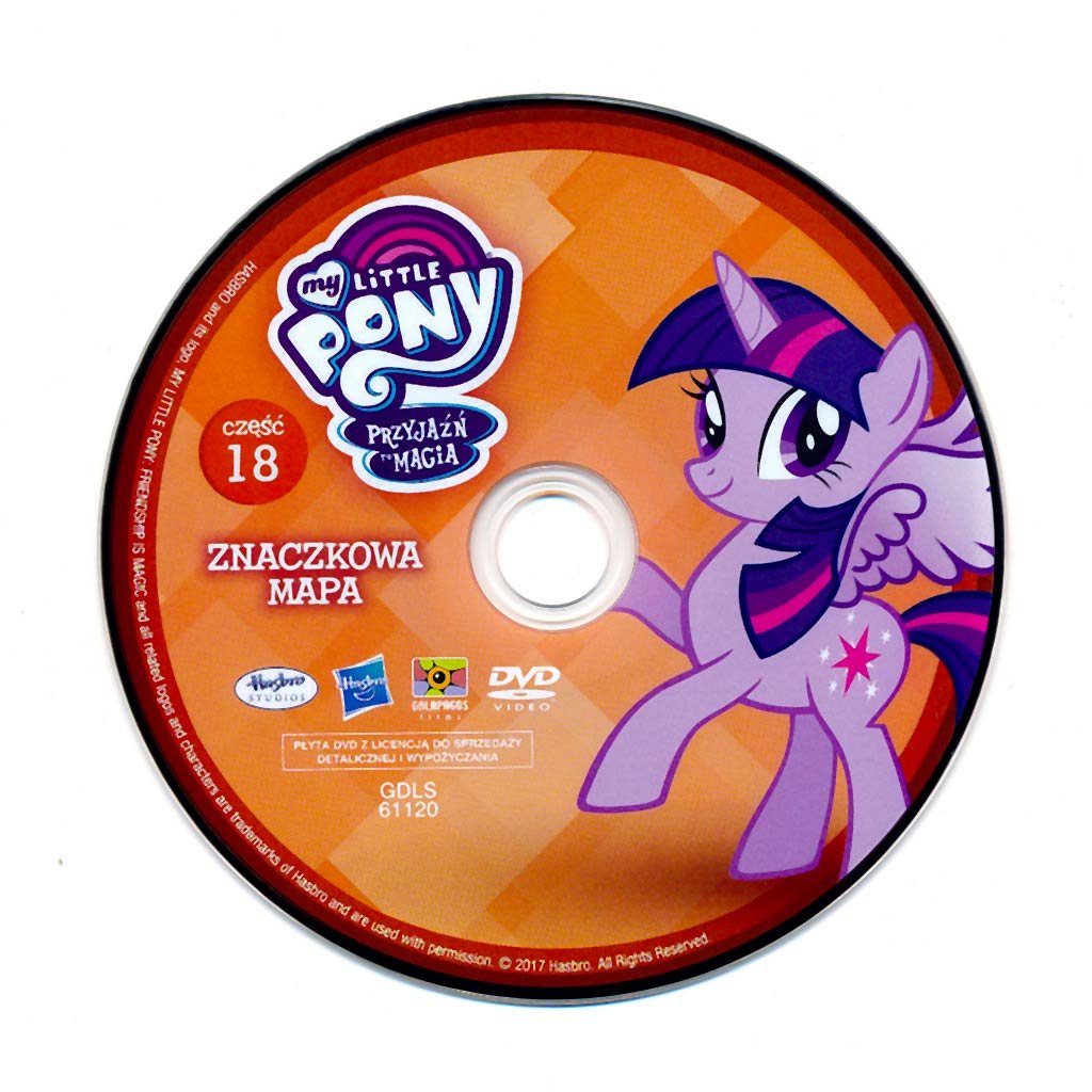 My Little Pony Znaczkowa Mapa Część 1 I 2 My Little Pony. Część 18. Znaczkowa Mapa DVD - Various Directors