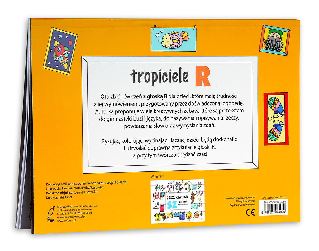 Blok zabaw logopedycznych. Tropiciele R - Protasewicz Ewelina | Książka