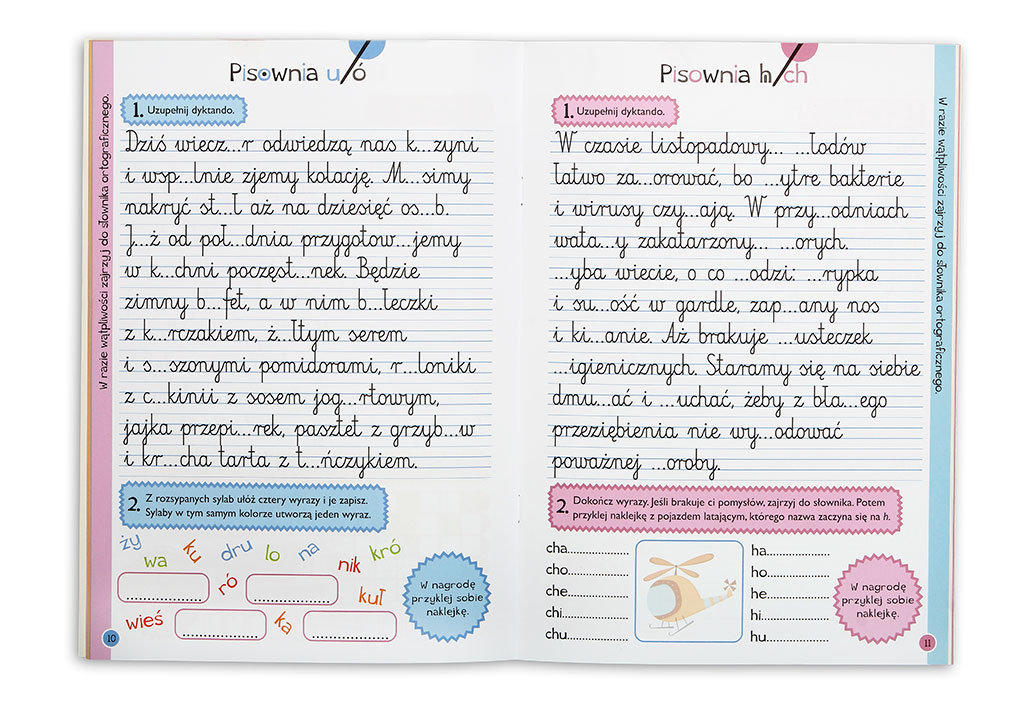 Dyktanda Kl 2 Szkoła Podstawowa Szkoła na szóstkę. Dyktanda z zabawami ortograficznymi. Klasa 2