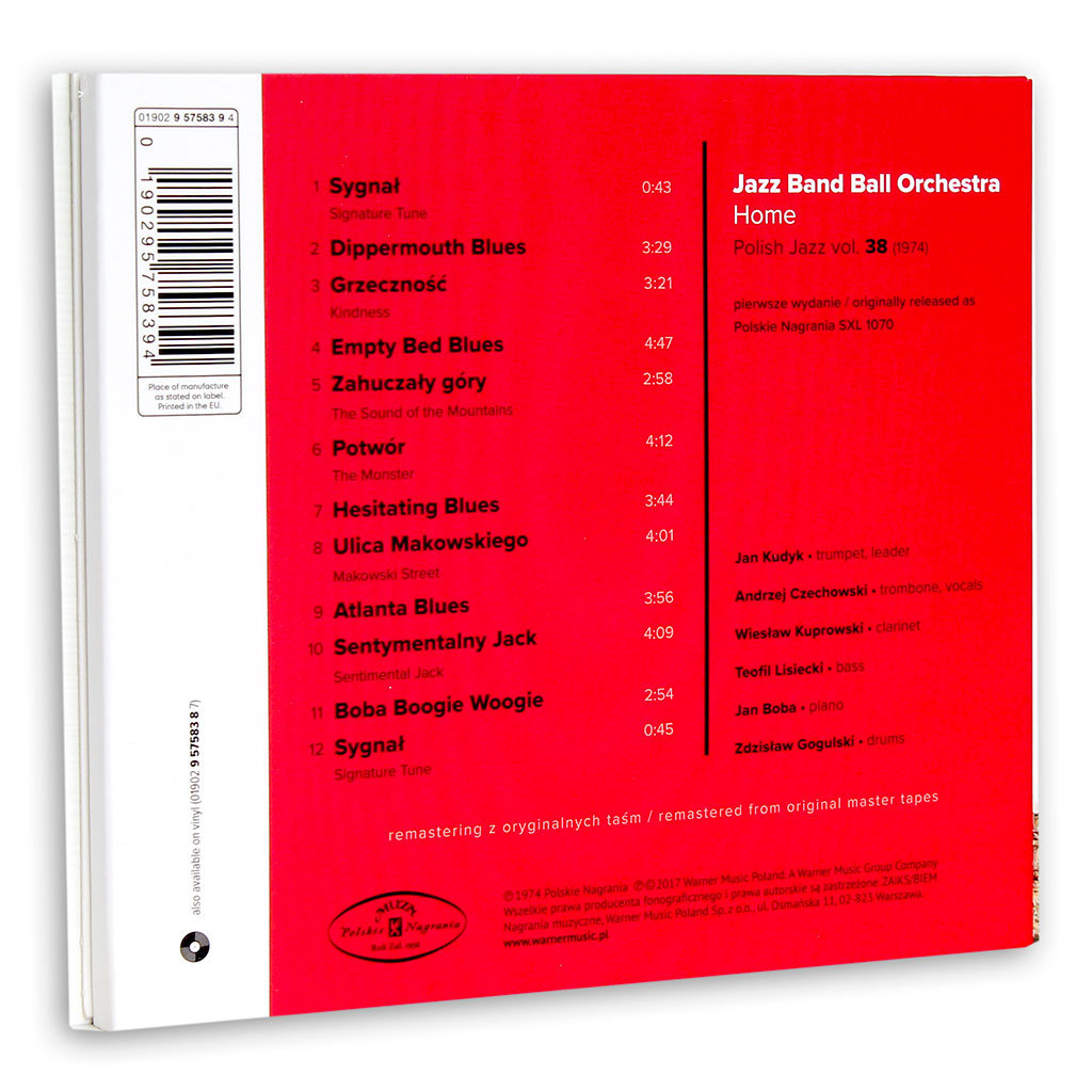 Polish Jazz Home. Volume 38 Jazz Band Ball Orchestra Muzyka Sklep