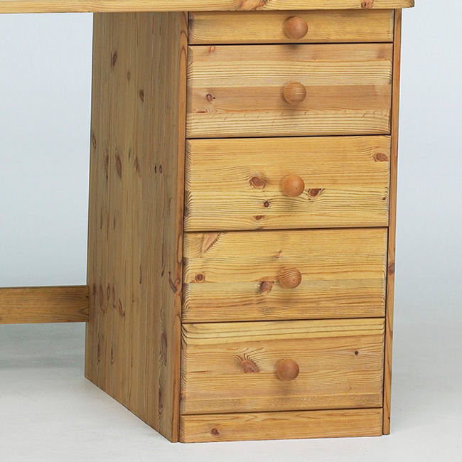 Biurko Home Office Steens, Sosna olejowana, 100x60 cm Biurko Home Office Steens, Sosna naturalna, 100x60 cm