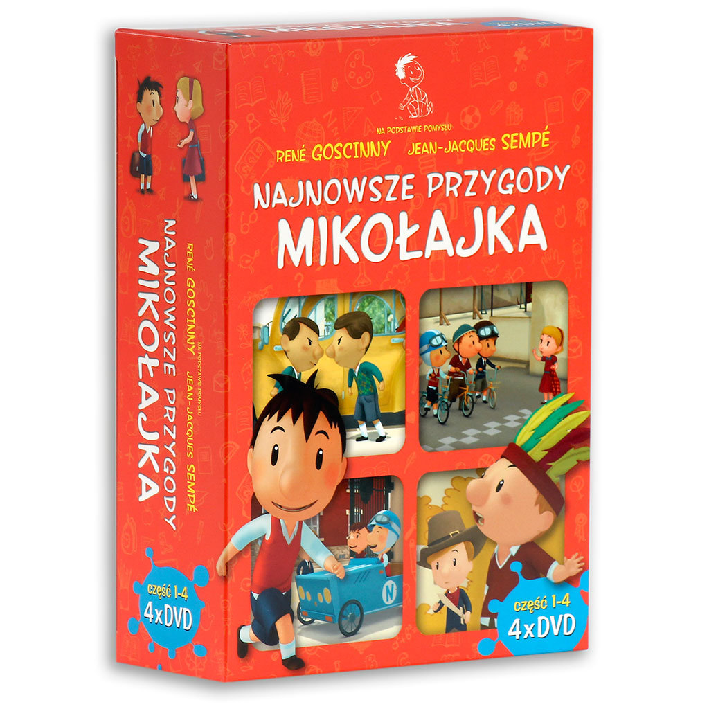 Cechy Charakteru Mikołajka Z Uzasadnieniem Najnowsze przygody Mikołajka. Części 1-4 ( DVD) - Goscinny Rene| Filmy
