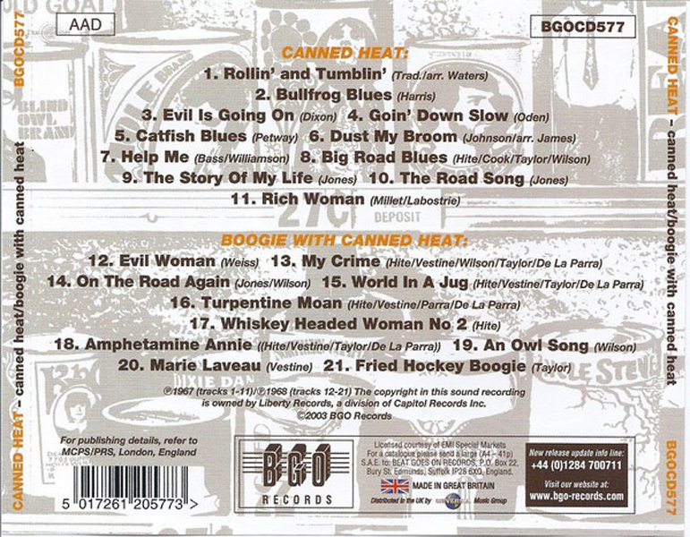 Canned Heat / Boogie With Canned Heat - Canned Heat | Muzyka