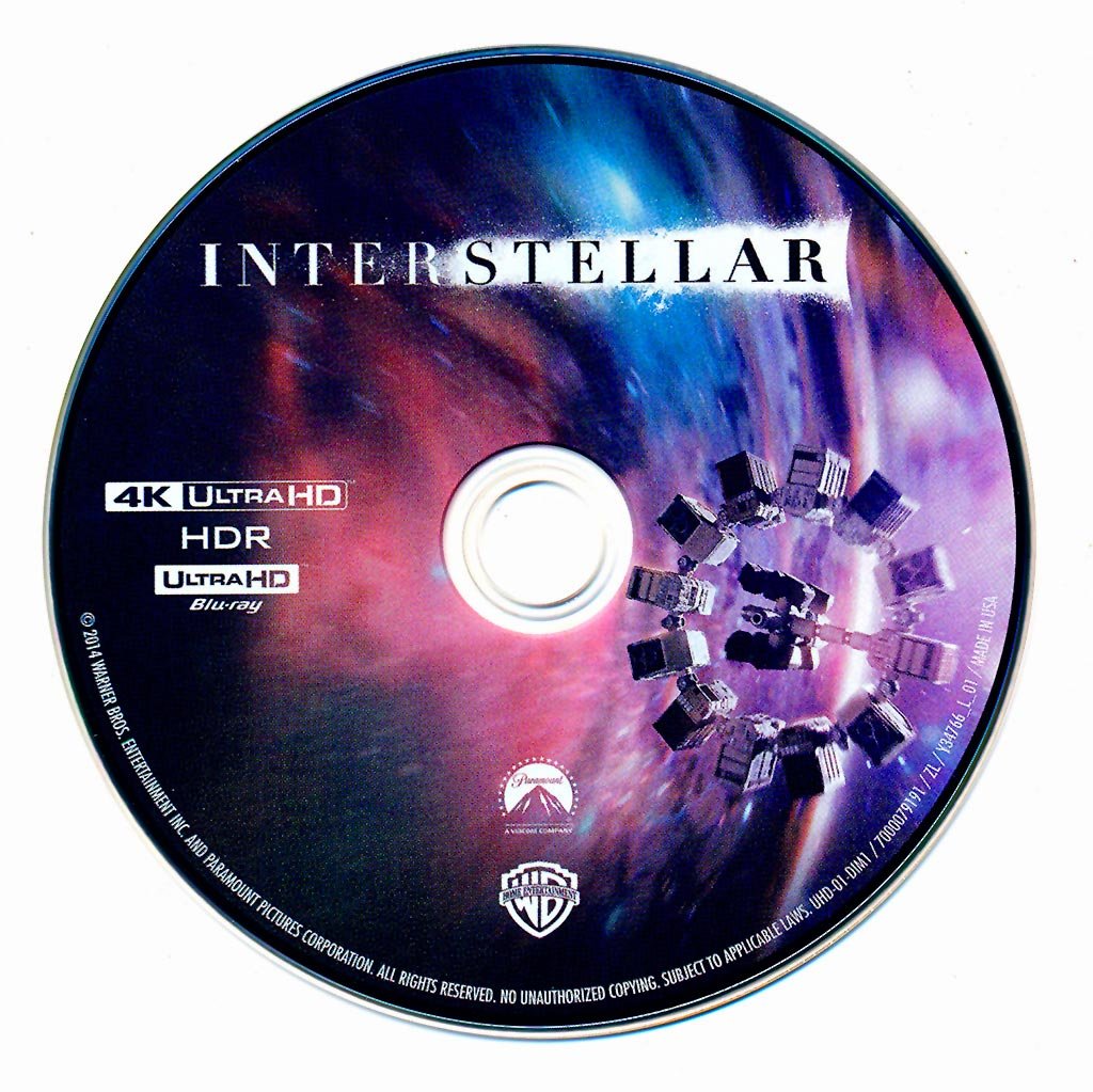 Interstellar 4K Ultra HD Bluray+Bluray Disc Nolan Christopher Filmy Sklep